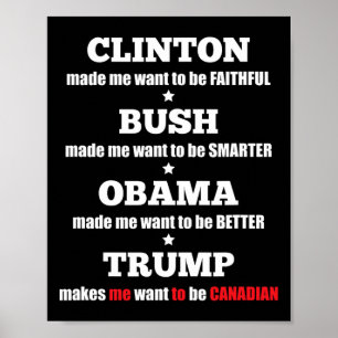 Affiche Trump Teigne Politique Pour Les Indépendants Et Le