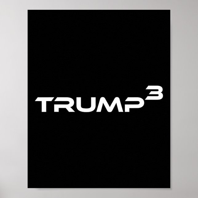 Affiche Trump Times 3 Elect Dans 28 Encore Usa Funny Merch (Devant)
