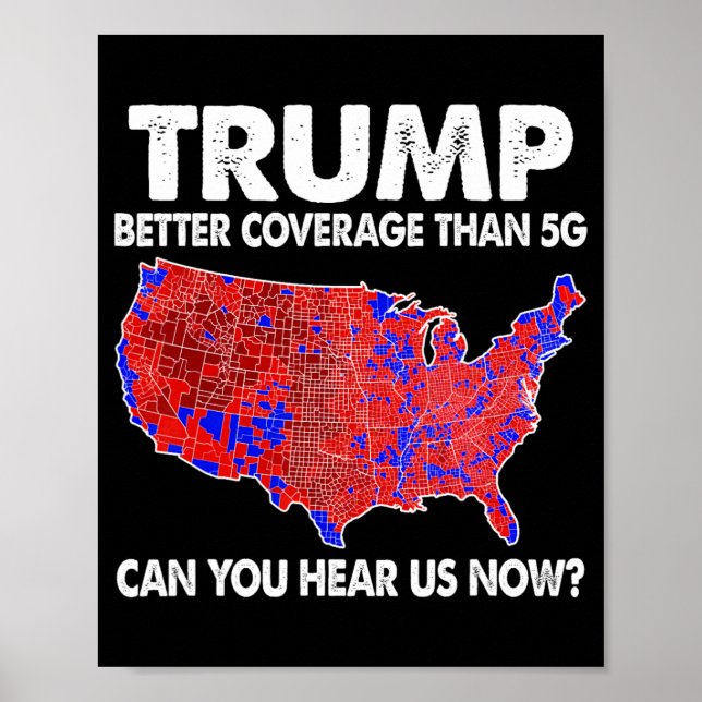 Affiche Trump : une meilleure couverture que 5g Carte Trum (Devant)