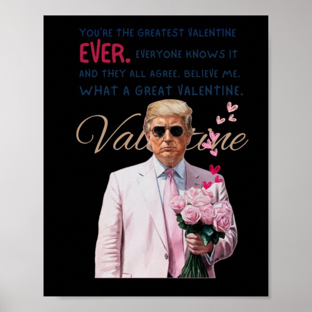 Affiche Trump Valentine (Devant)