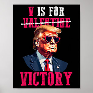 Affiche Trump Valentines Jour V : Victoire Trump