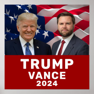 Affiche Trump Vance 2024
