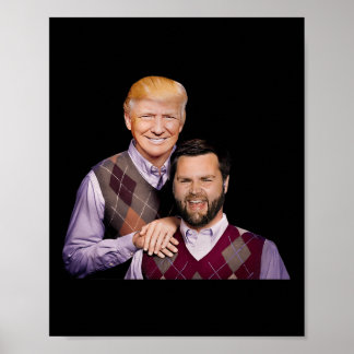 Affiche Trump Vance 2024 Brothers Funny Parody Trump J.d.