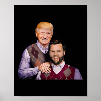 Affiche Trump Vance 2024 Brothers Funny Parody Trump J D V