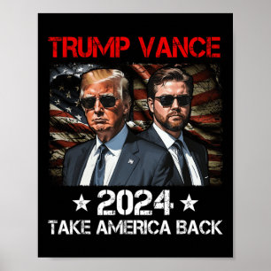Affiche Trump Vance 2024 Donald Trump J.d. Vance Take Amer