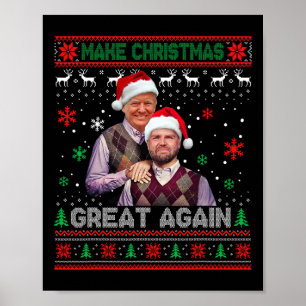 Affiche Trump Vance 2024 Frères Funny Parodie Trump Vance