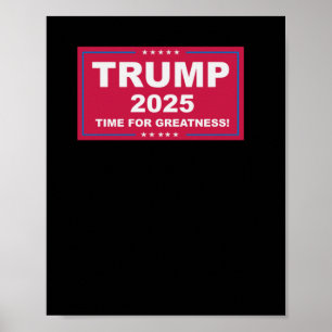Affiche Trump Vance 2025, Le Temps De La Grandeur ()