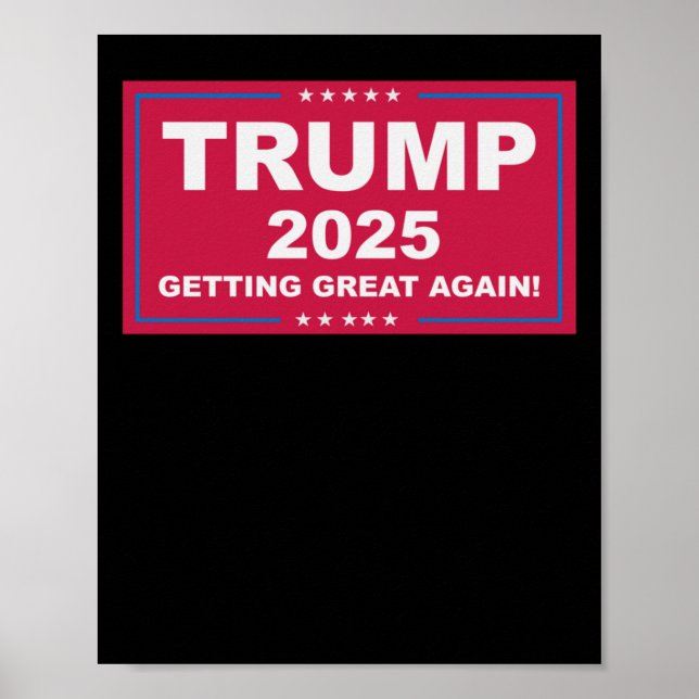 Affiche Trump Vance 2025 se redorer la blague () (Devant)