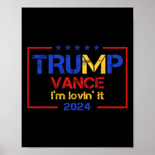 Affiche Trump Vance J'adore Ça 2025 Citation Drôle T