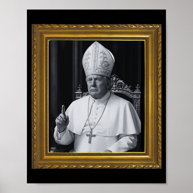 Affiche Trump Veut Être Le Prochain Pape Ch (Devant)