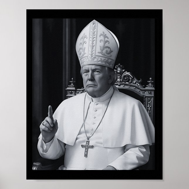 Affiche Trump Veut Être Le Prochain Pape Ch (Devant)