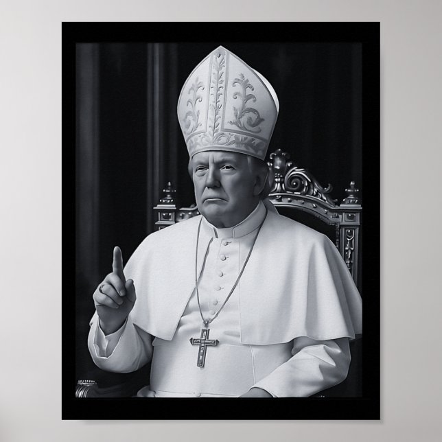 Affiche Trump Veut Être Le Prochain Pape Ch (Devant)