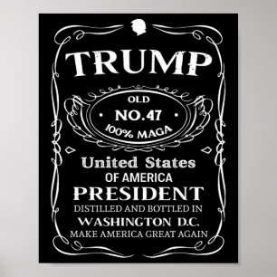 Affiche Trump Whiskey