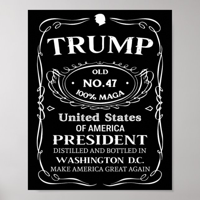Affiche Trump Whiskey (Devant)