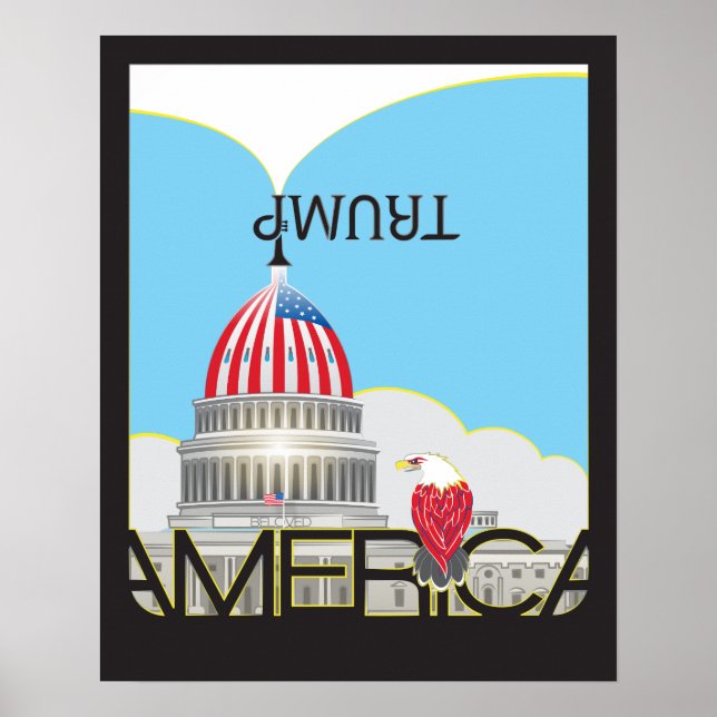 Affiche Trumpet et Capitole TRUMP (Devant)