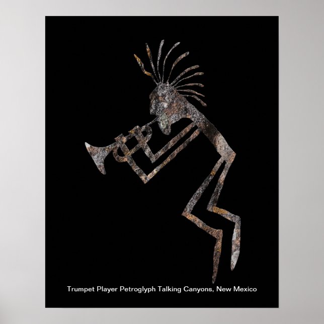 Affiche Trumpet Player, Saxophone Player et Flute Player (Devant)