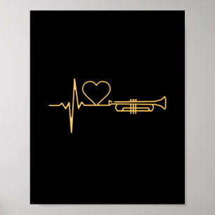 Affiche Trumpet - Trumpet Hearbeat cadeau