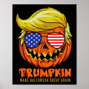 Affiche Trumpkin 2025 États-Unis Rendre Halloween Great Ag