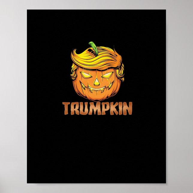 Affiche Trumpkin - Citrouille d'Halloween (Devant)