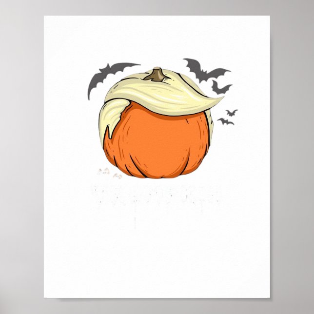 Affiche Trumpkin, Donald Halloween (Devant)