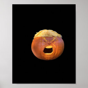 Affiche Trumpkin - Drôle Halloween