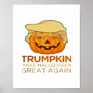 Affiche Trumpkin Halloween Funny Classic