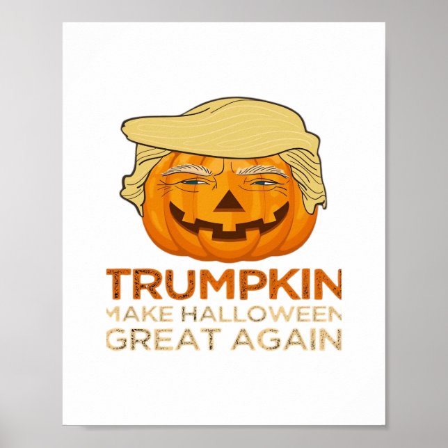 Affiche Trumpkin Halloween Funny Classic (Devant)