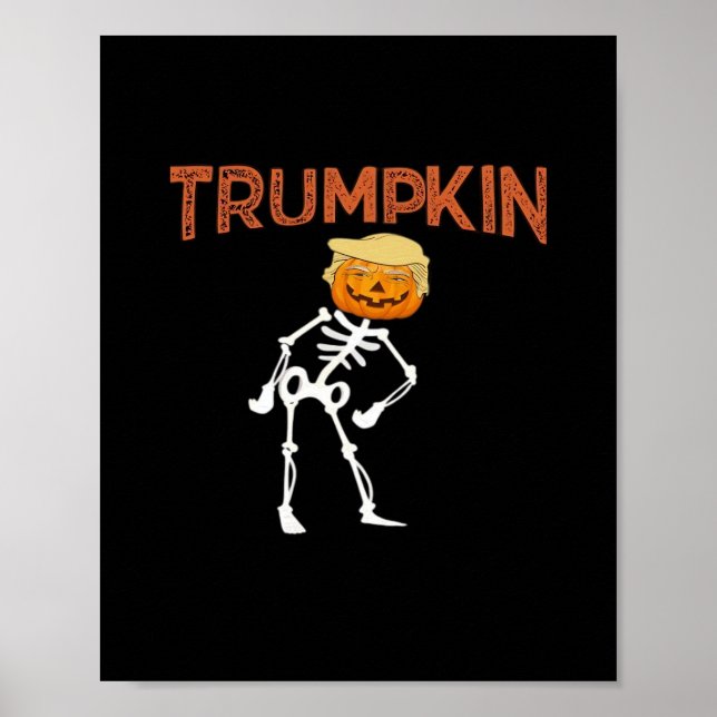 Affiche Trumpkin Halloween Funny Classic (Devant)