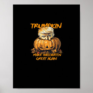 Affiche Trumpkin rend Halloween grand à nouveau - Autum Éf