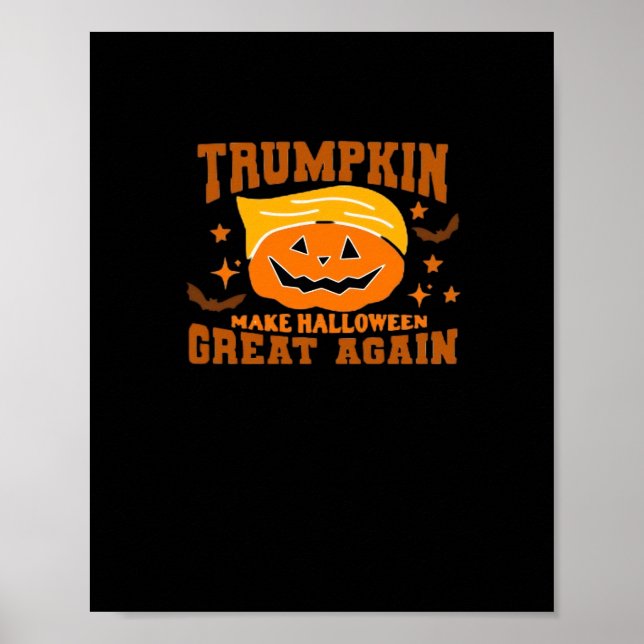 Affiche Trumpkin rend Halloween grand à nouveau - Éffrayan (Devant)