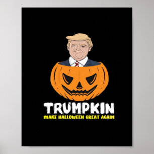 Affiche Trumpkin Rendre Halloween grand à nouveau classiqu