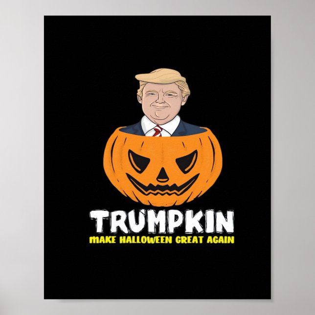 Affiche Trumpkin Rendre Halloween grand à nouveau classiqu (Devant)