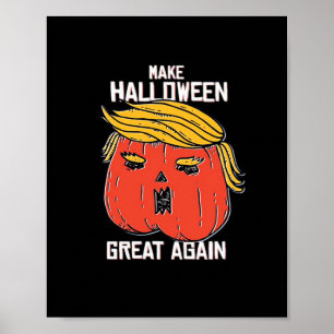 Affiche Trumpkin Rendre Halloween grand à nouveau classiqu