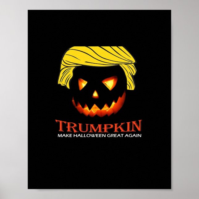 Affiche Trumpkin Rendre Halloween grand à nouveau classiqu (Devant)