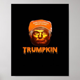 Affiche Trumpkin Rendre Halloween grand à nouveau Sloth