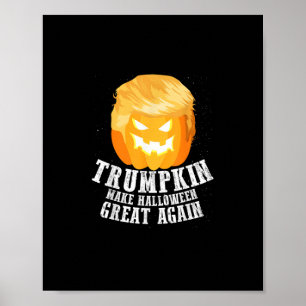 Affiche Trumpkin rendre Halloween grand encore costume - F