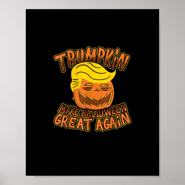 Affiche Trumpkin Rendre Halloween grande à nouveau drôle p (Devant)