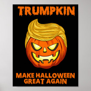 Affiche Trumpkin Usa Rendre Halloween super encore drôle