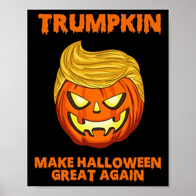 Affiche Trumpkin Usa Rendre Halloween super encore drôle (Devant)