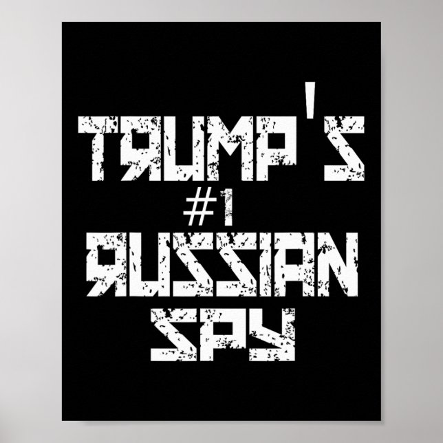 Affiche Trump's Russian Spy Funny Conservative Trump  (Devant)