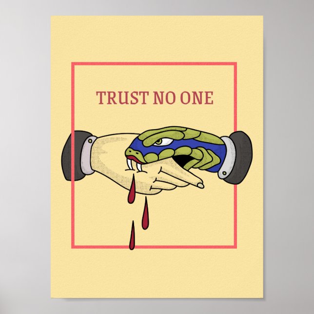 Affiche Trust No One (Devant)