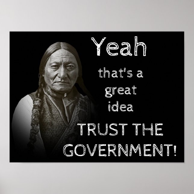 Affiche Trust The Government (Devant)