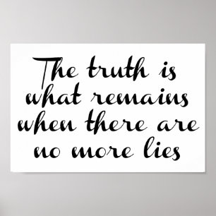 Affiche Truth Remains