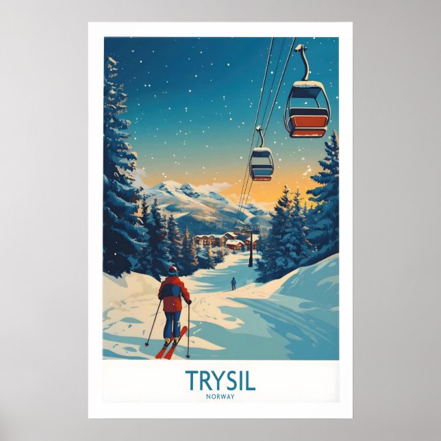 Affiche Trysil Norvège 1 (Devant)