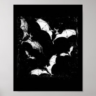 Affiche Ts Vampire Horreur Éffrayant Art Halloween Goth Al
