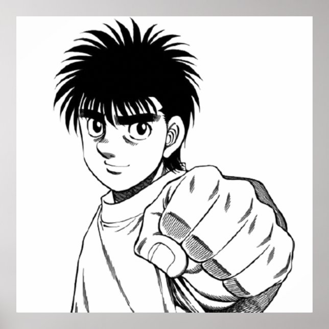 Affiche Tshirt Hajime No Ippo (Devant)
