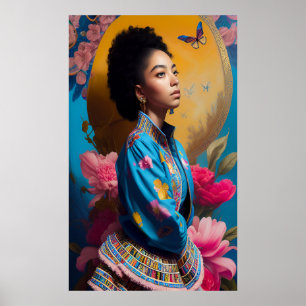 Affiche Tsonga princesse portrait
