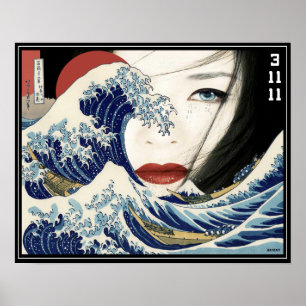 Affiche Tsunami Geisha