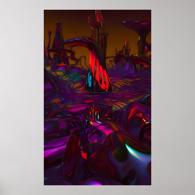 Affiche Tsunami régénérateur de la création - Ken Gage Art (Devant)