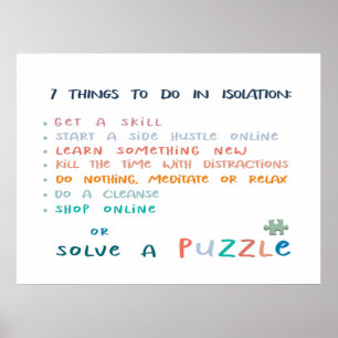 Affiche Ttypographie amusante et motivante